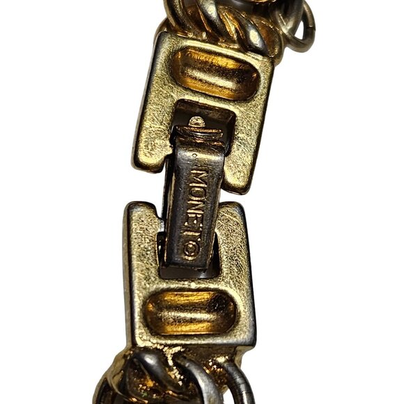 Vintage Elegant Gold Tone Chain Link Chunky Bracelet Retro Fashion Jewelry Women - Picture 4 of 6